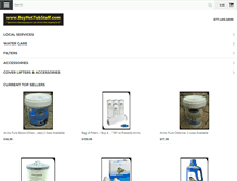 Tablet Screenshot of buyhottubstuff.com